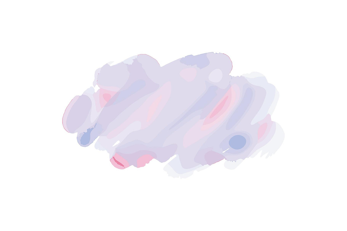 Soft Pastel Watercolor Brush Marks, a Decorative Illustration by Designer_Momina (Photo 2 of 11)