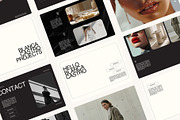 Canva portfolio template BLANC, a Landing Page Template by AS Studio (Thumbnail 1 of 6)