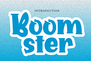 Boomster, a Slab Serif Font by Wow Magic (Thumbnail 1 of 4)