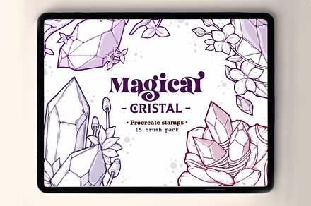 Magical Cristal Procreate Brushes