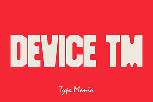 Device TM – Offbeat Display Type