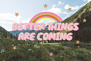 DOING GREAT | Cool Bubble Font, a Handwritten Font by Maria Feliz Fonts (Thumbnail 5 of 9)