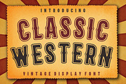 Classic Western – Vintage Font, a Slab Serif Font by Limited.studio (Thumbnail 1 of 7)