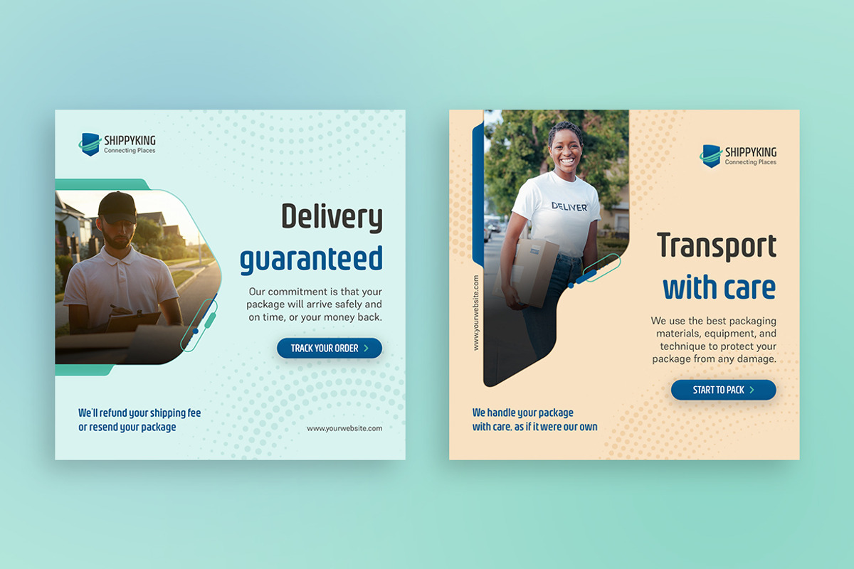 Delivery Banner Templates, a Social Media Template by Brandify Studio (Photo 2 of 4)