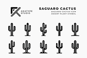 Saguaro Cactus Icon Vector, an Icon by Akatype Studio (Thumbnail 1 of 3)