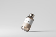 Amber Glass Medicine Bottle Mockup, a Cups & Container Mockup by pmvch (Thumbnail 3 of 10)