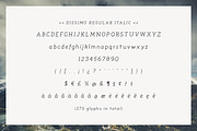 Dissimo Font Family (8 fonts), a Font by Verg Shop (Thumbnail 15 of 24)