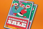 Purple Christmas Sale Flyer Set, a Flyer Template by graphicook (Thumbnail 2 of 3)
