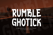 Rumble Ghotick - Marker Font, a Handwritten Font by QR Design Studio (Thumbnail 1 of 6)