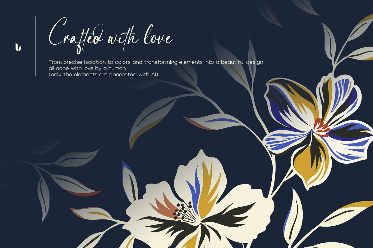 Florvé Expressive Floral Patterns, a Pattern Graphic by LEAFure (Photo 8 of 10)