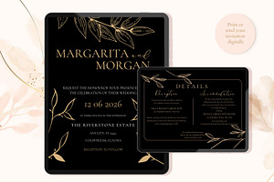 Canva Elegant * Wedding Invitation*