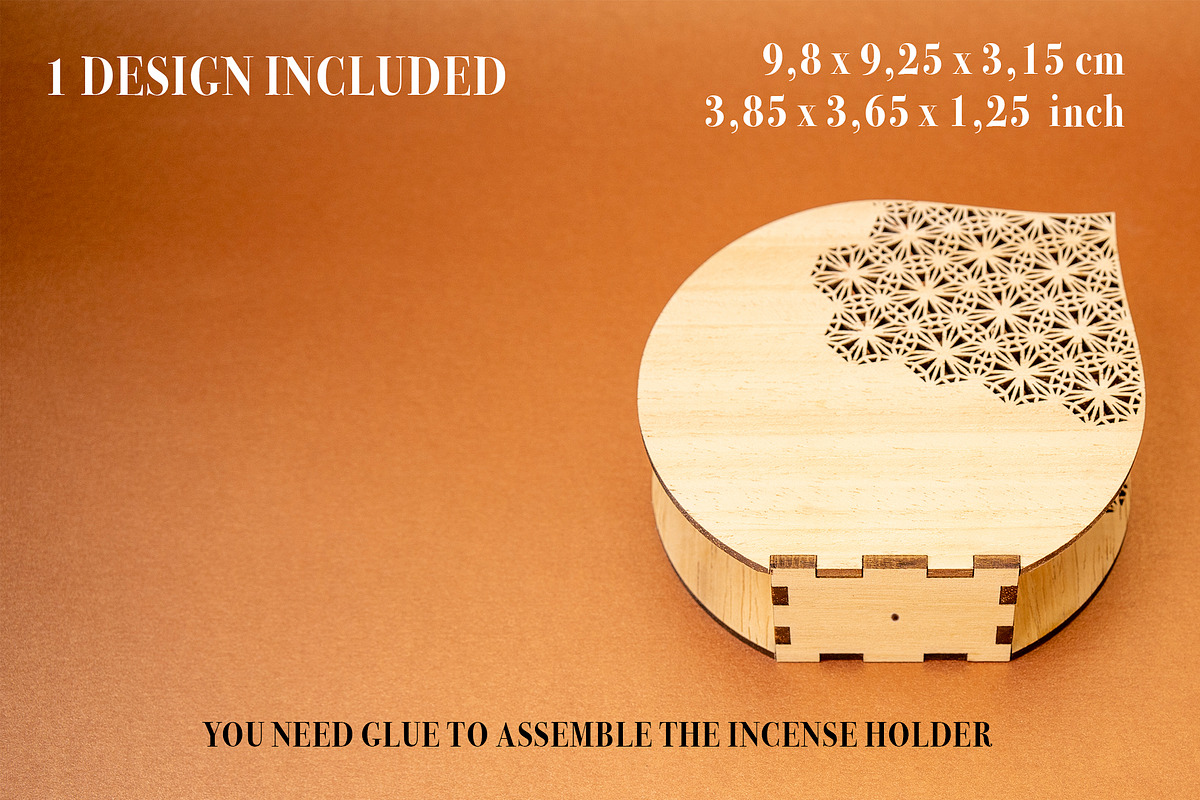 Incense Holder VectorFile 4 LaserCut, an Object Graphic by MaramadeLaser (Photo 3 of 7)