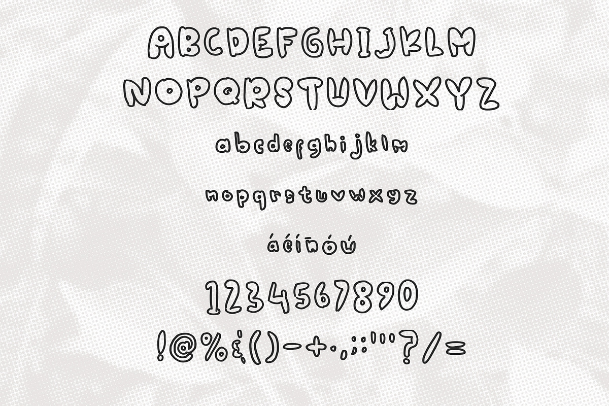 ZORROPHA BUBBLE FONT HEADER preview 4
