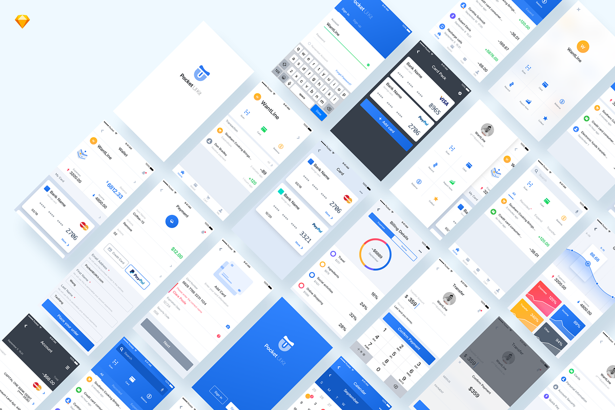 Pocket UI Kit Fintech App, a HTML Template by EpicShop (Photo 9 of 10)