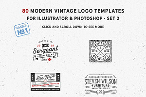 80 Modern Vintage Logos Vol 1