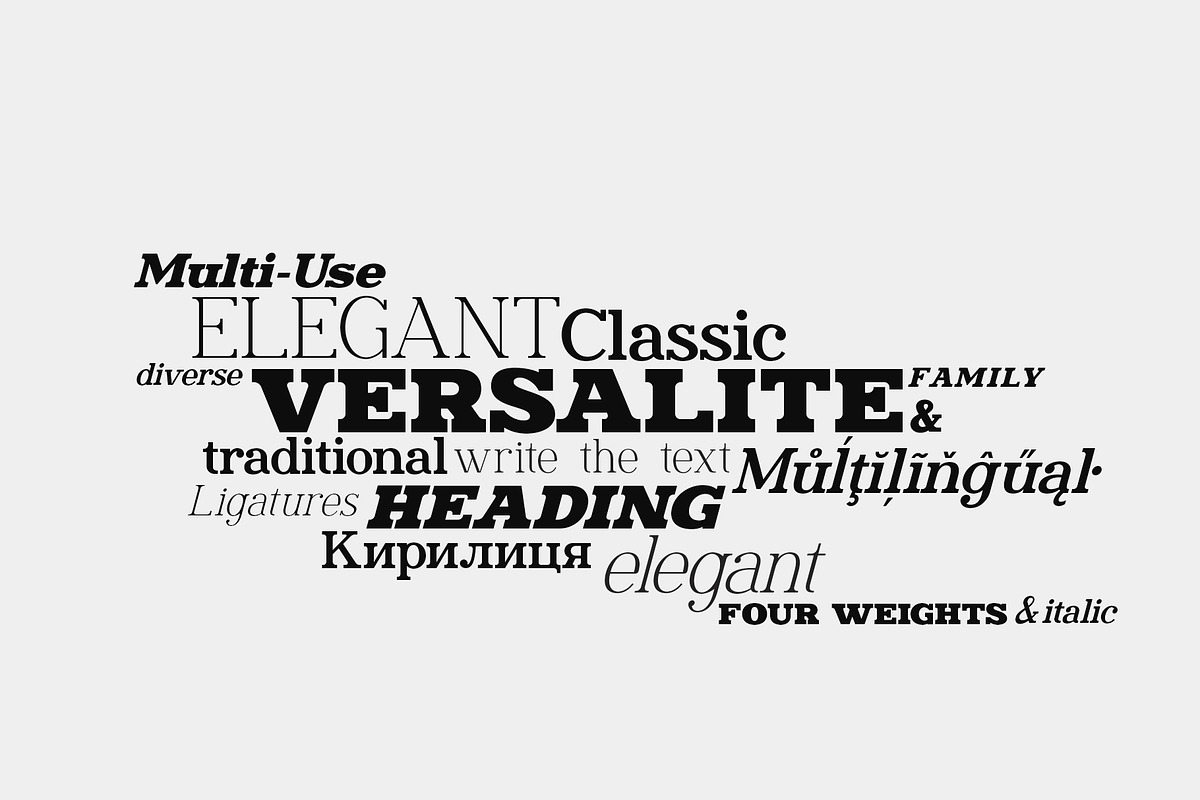 Ronald Gunfire Serif Font Family, a Slab Serif Font by Sentavio (Photo 9 of 12)