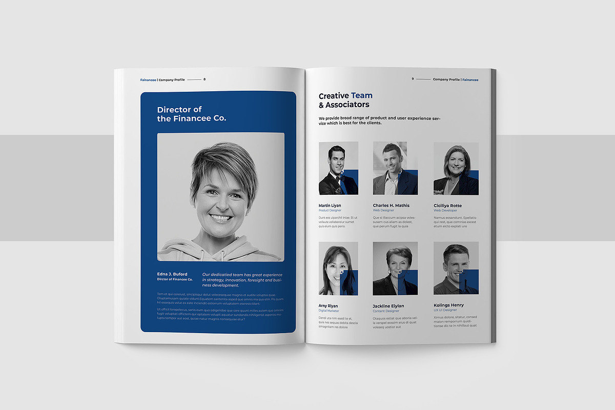Creative Company Profile, a Brochure Template by astutedesign11 (Photo 5 of 11)