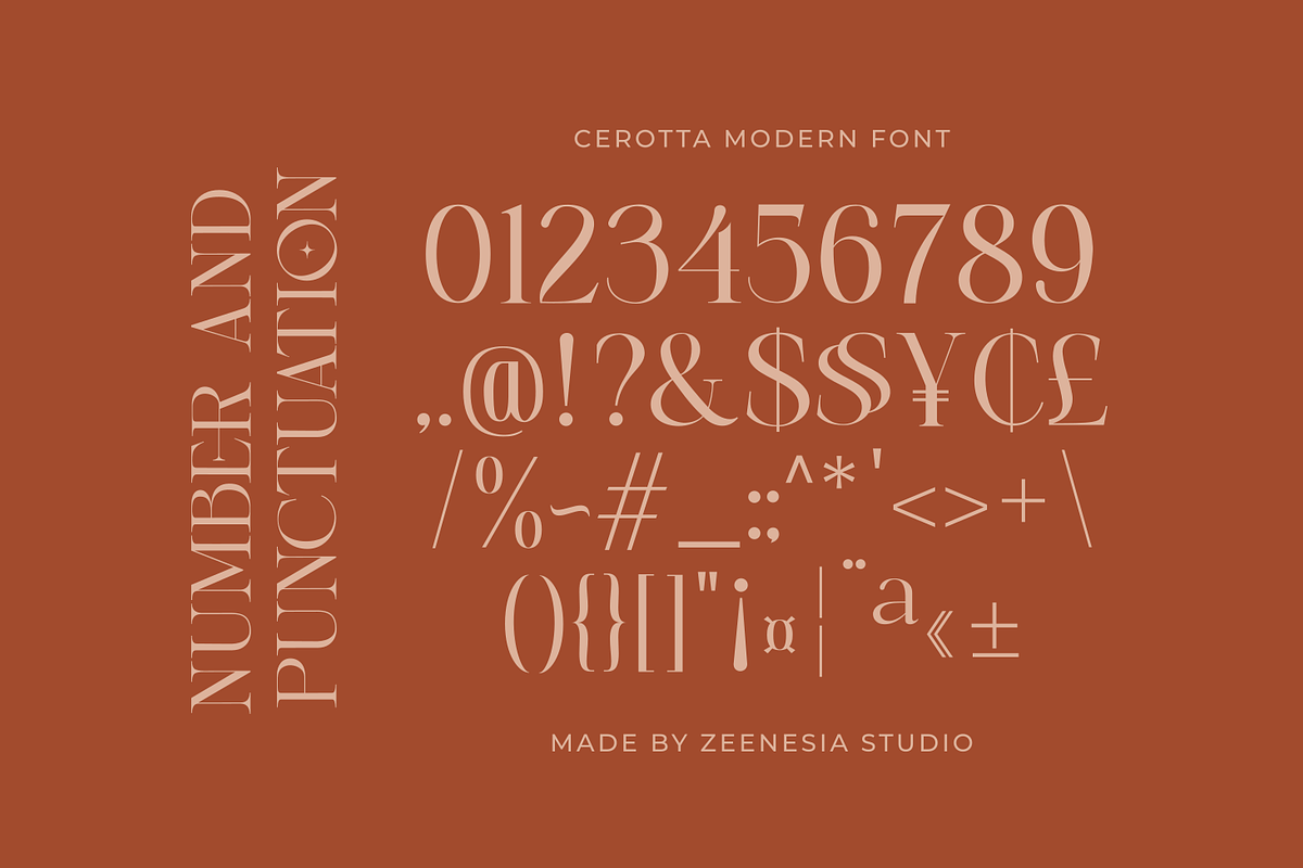 Cerotta, a Serif Font by zeenesia (Photo 16 of 17)