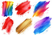 Watercolor Brushstroke Png, an Illustration by Designworld (Thumbnail 2 of 5)