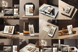 Macassar Device & Stationery Mockups