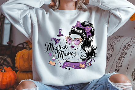Magical Mama T-Shirt Design - PNG