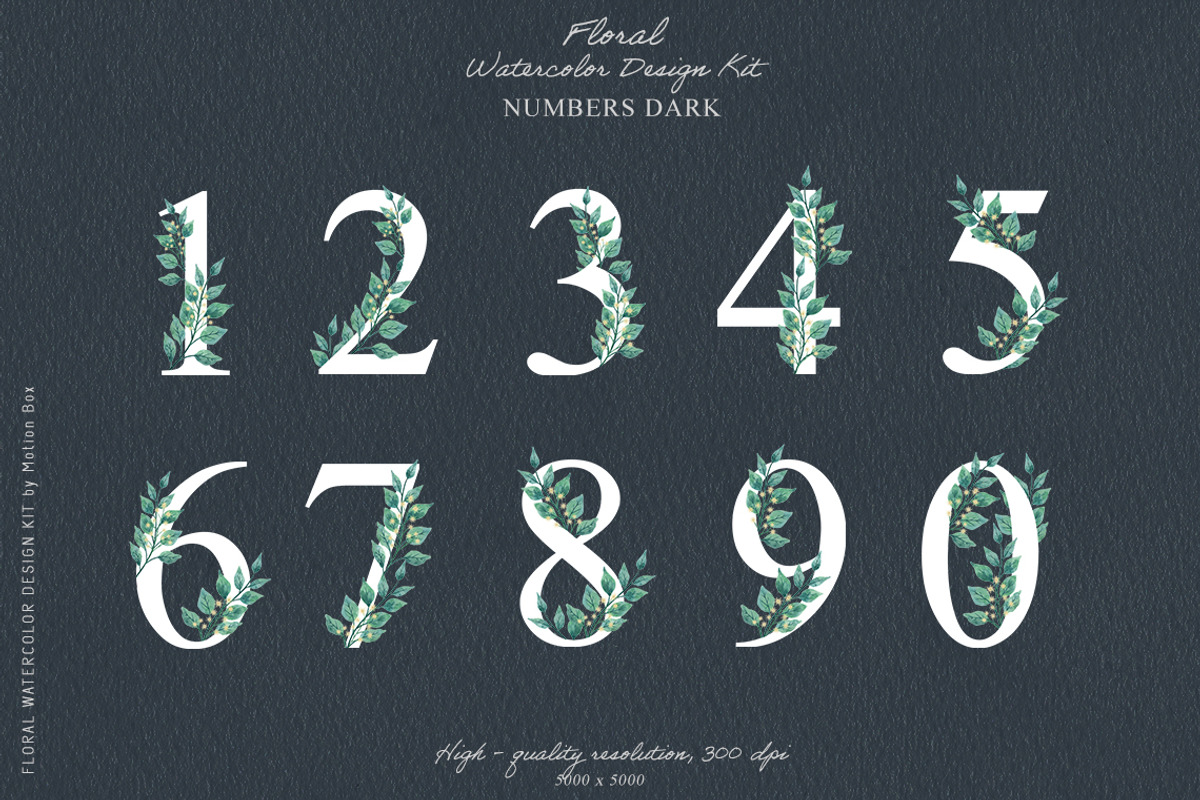 Floral Watercolor Design Big Pack, an Object Graphic by Motion-Box (Photo 16 of 17)