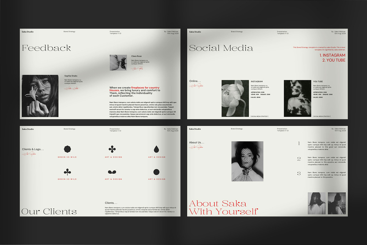 SAKA | Brand Strategy Template, a Presentation Template by Graphpexel (Photo 5 of 11)