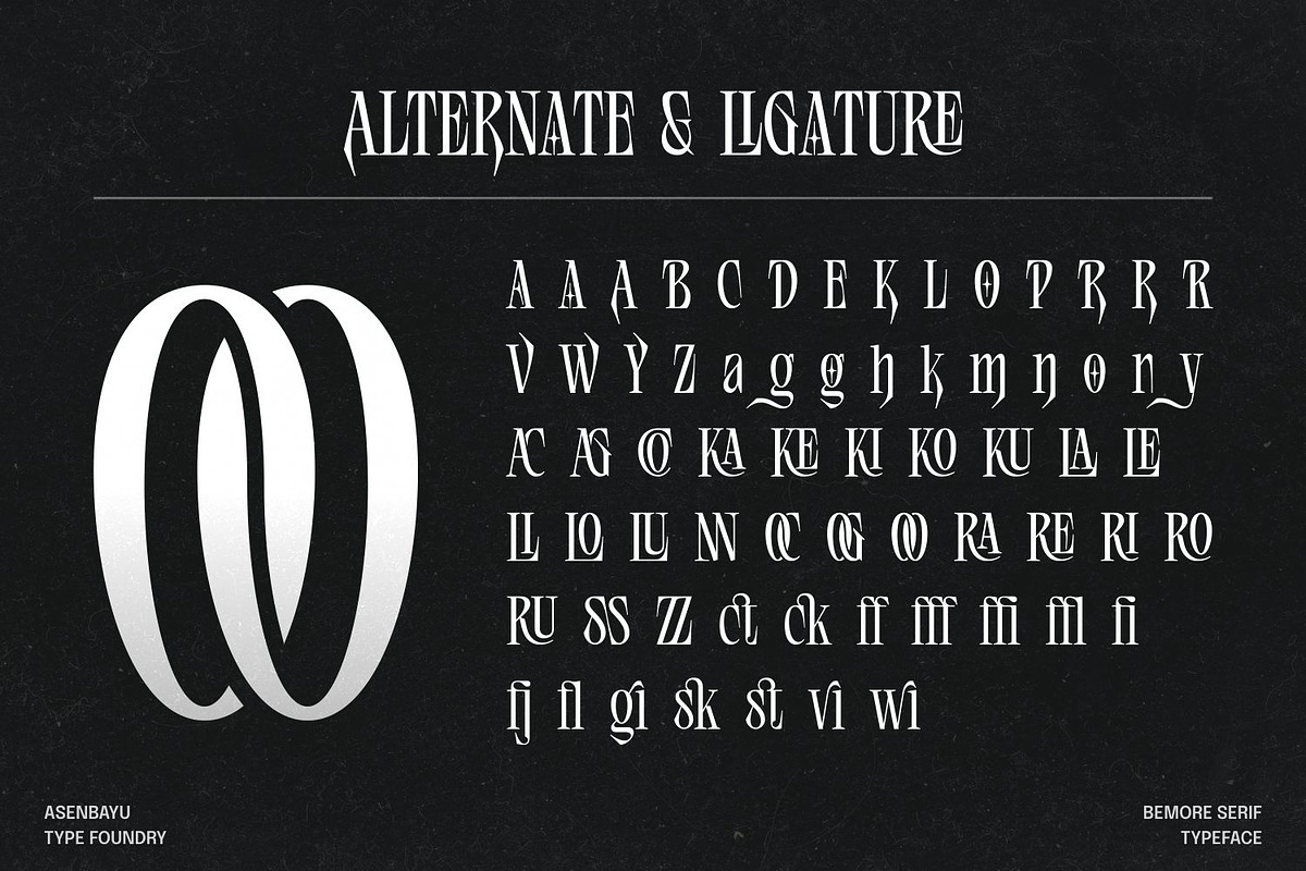Bemore Serif Font, a Serif Font by Asenbayu (Photo 11 of 13)