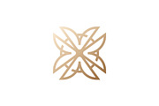 Elegant Gold Geometric Floral Logo, a Branding & Logo Template by Signatoro (Thumbnail 2 of 3)