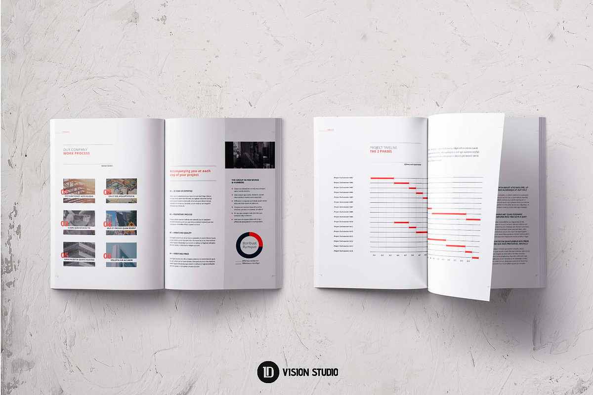 Project Proposal InDesign Canva, a Brochure Template by ID Vision Studio (Photo 6 of 17)