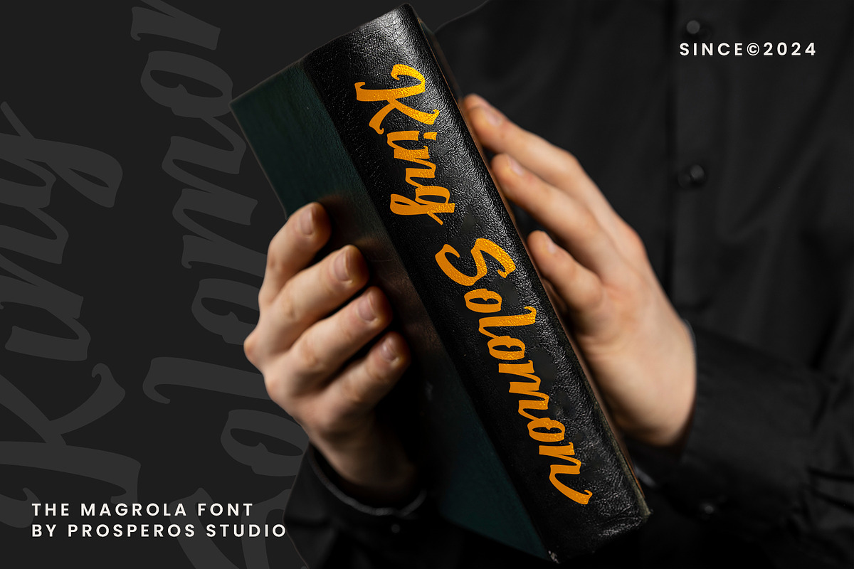 The Magrola - Vintage Script Font, a Handwritten Font by prps.std (Photo 3 of 8)