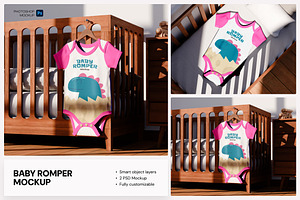 Baby Romper Mockup, a Shirt Mockup by Budogol Studio