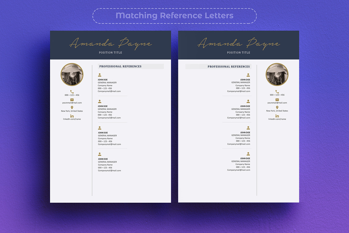 Minimal Resume Template + BONUS, a Resume Template by A1RESUME (Photo 7 of 7)