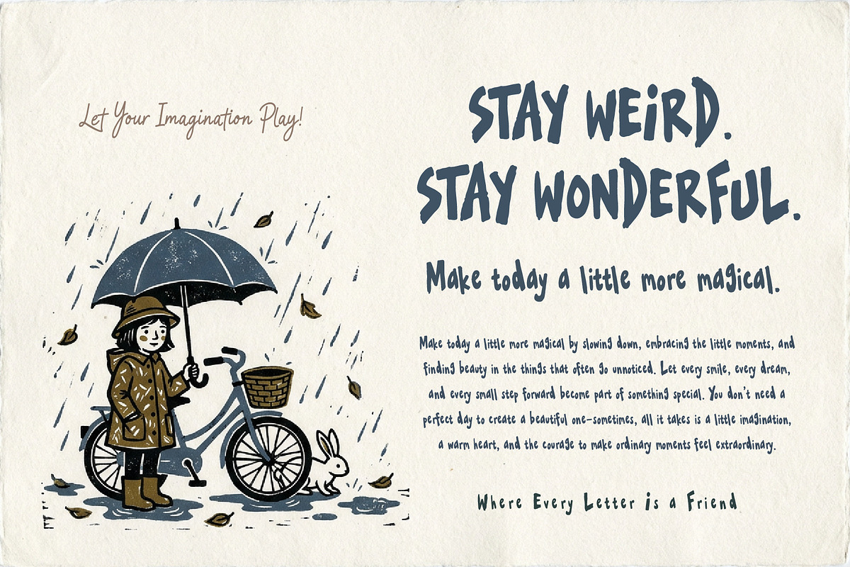 Purrfriends Ciwawa - Friendship type, a Sans Serif Font by HypeWorksCo (Photo 9 of 15)