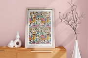 Vivid doodle patterns, an Illustration by Doodledreamin (Thumbnail 1 of 8)
