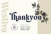 Westiva Fonts Family, a Serif Font by Asenbayu (Thumbnail 14 of 14)
