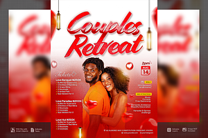 Couples Retreat PSD Flyer