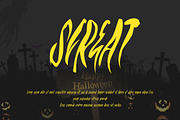 ROHSERAM - Halloween Horror Font, a Font by NTC Graphic (Thumbnail 2 of 8)