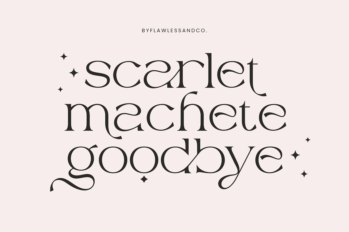 Grand Malefic, a Serif Font by Flawless And Co (Photo 3 of 7)
