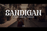 Sandigan-Sturdy Display Typeface, a Slab Serif Font by Lurinzu Studios (Thumbnail 1 of 9)