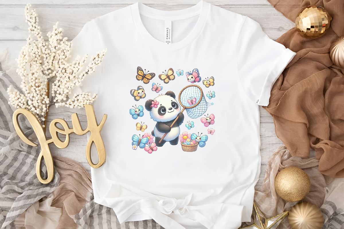 Spring Panda Sublimation Clipart, a Seasonal Illustration by DreamArtGraphic (Photo 3 of 4)