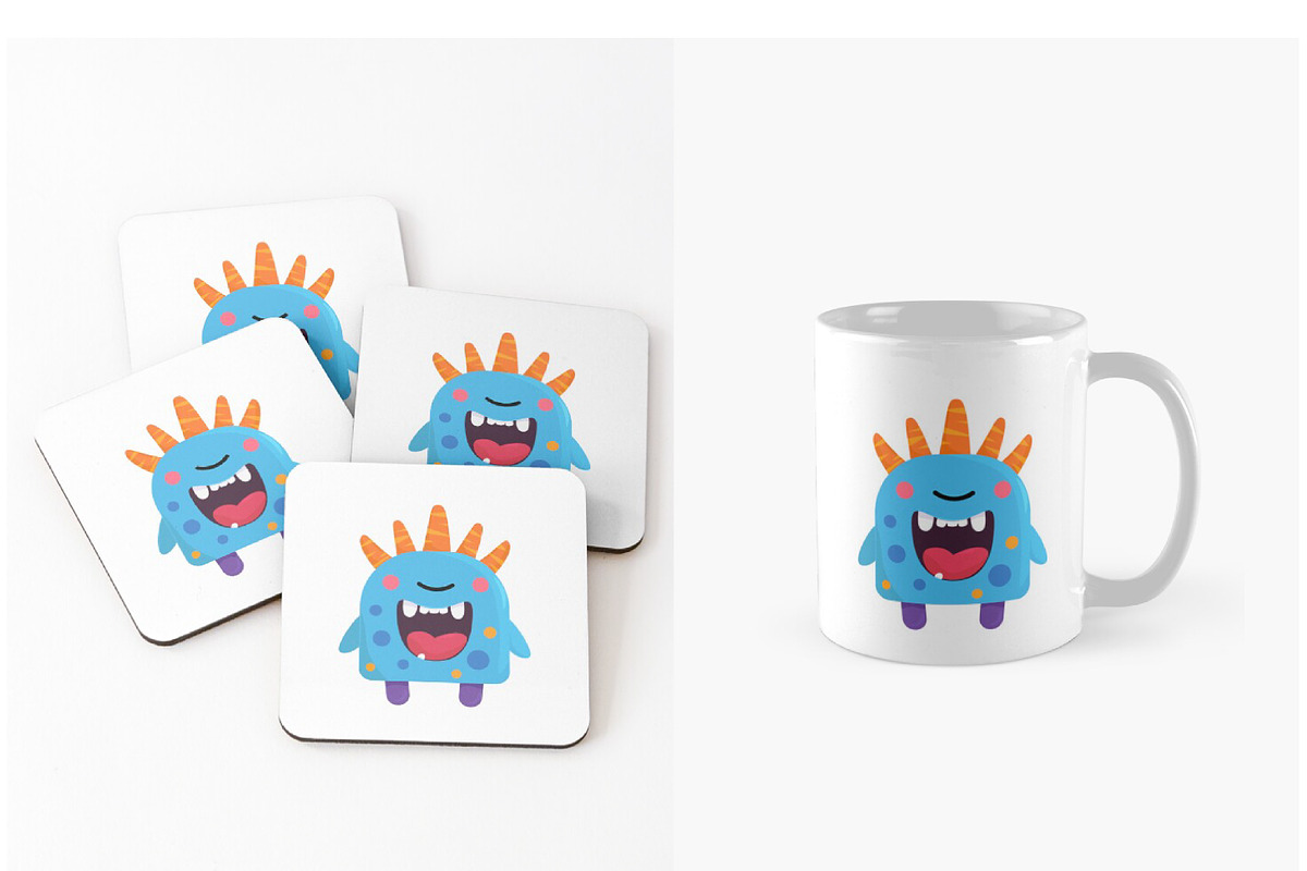 10 monsters 4 planets 3 patterns, an Animal Illustration by ChubbyBunny Art (Photo 9 of 10)