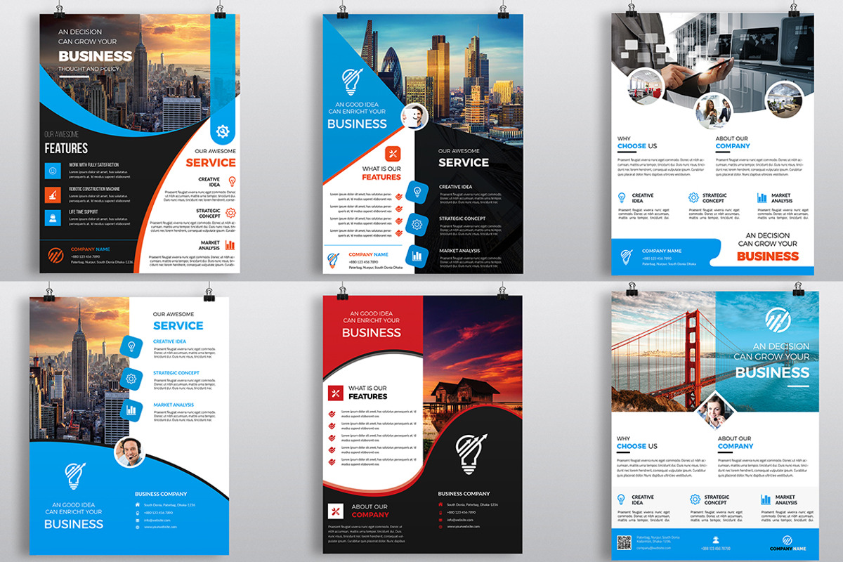 250+ Flyers Bundle 98% OFF, a Flyer Template by Imagine Design Studio (Photo 33 of 44)