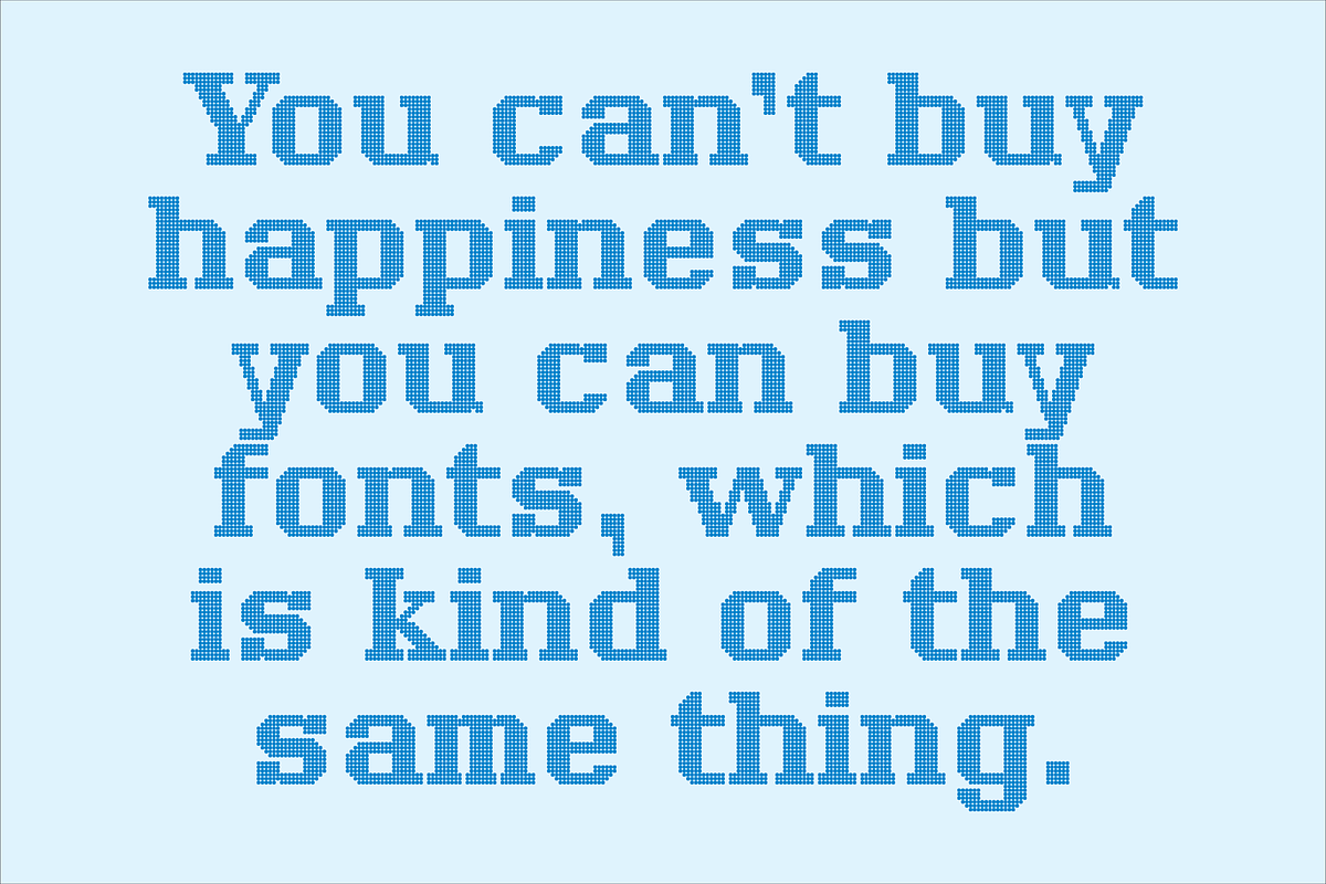 Display Dots Seven Font, a Font by GG Design (Photo 8 of 10)