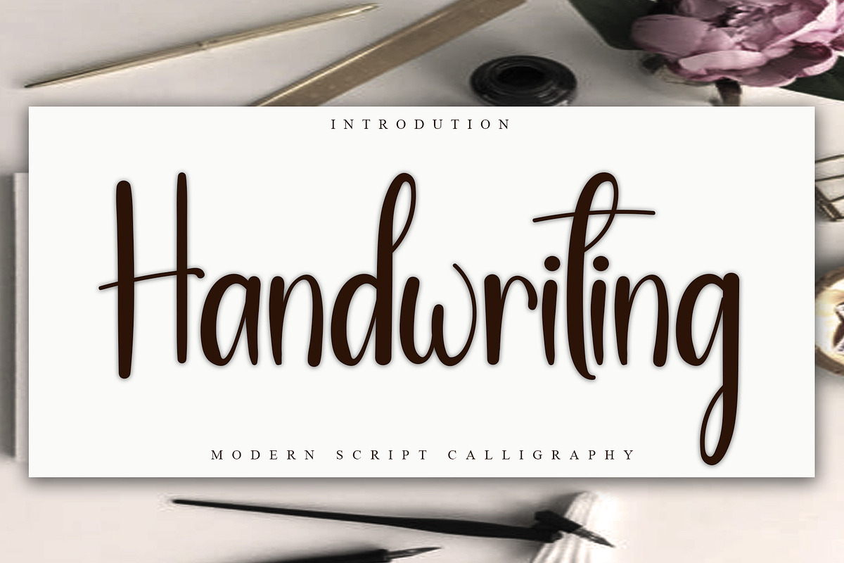 Handwriting, a Handwritten Font by Creative Writting (Photo 1 of 6)
