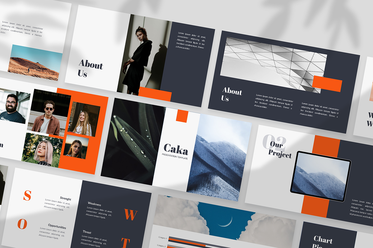 CAKA - Powerpoint Template, a Presentation Template by Pixelz Studio (Photo 1 of 10)