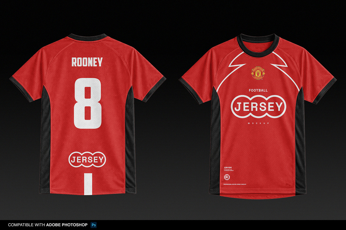 Professional Soccer Jersey Mockup, a Shirt Mockup by Irhasalfahad (Photo 6 of 8)