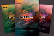 Techno Flyer, a Flyer Template by styleWish (Thumbnail 1 of 2)