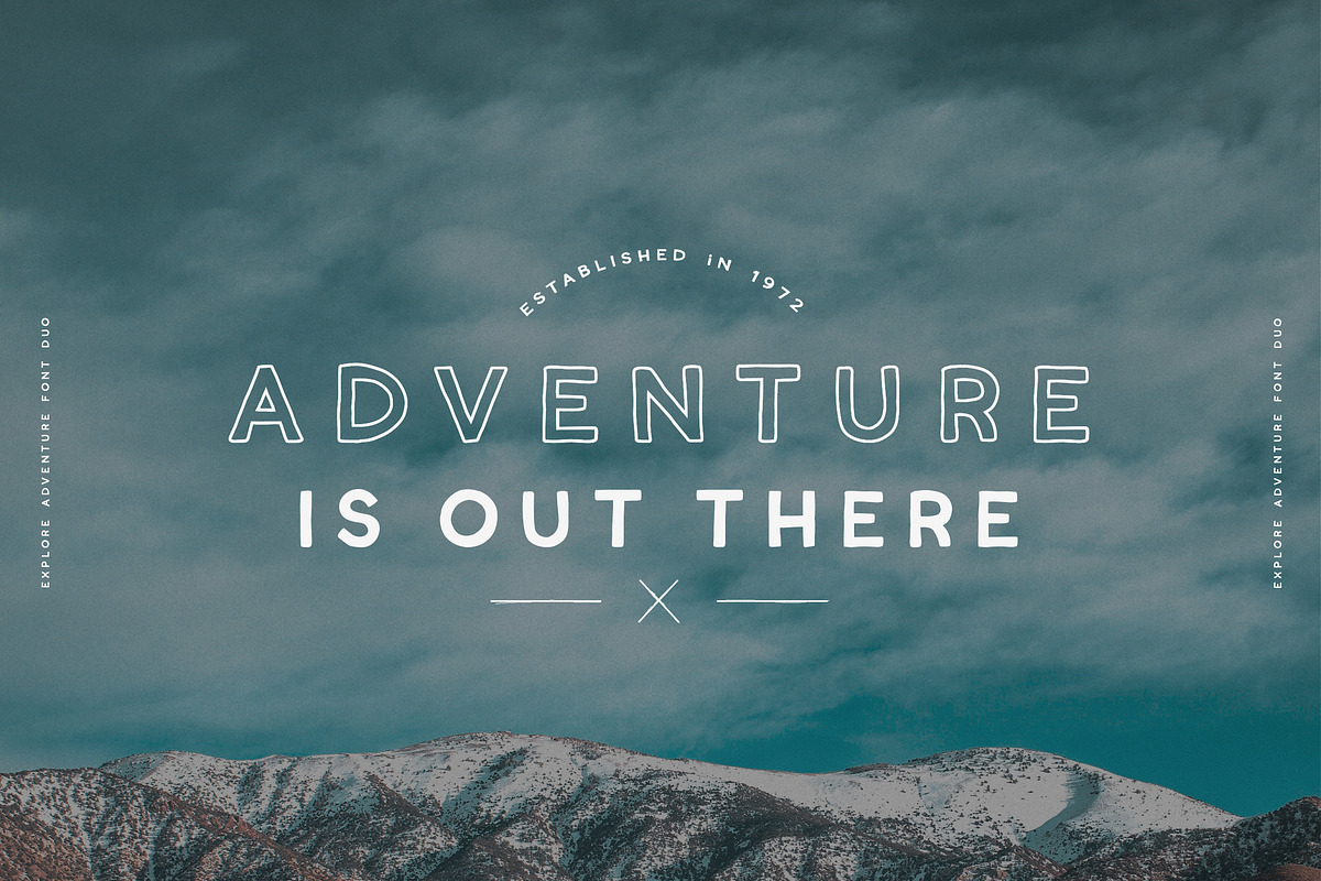 Explore Adventure Font Duo, a Sans Serif Font by Lollipop Hand Drawn (Photo 3 of 8)