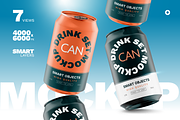 Drink Can Metallic Mockup 330ml, a Packaging Mockup by Drink Lab°